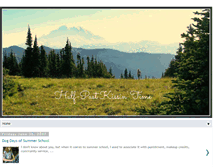 Tablet Screenshot of halfpastkissintime.com